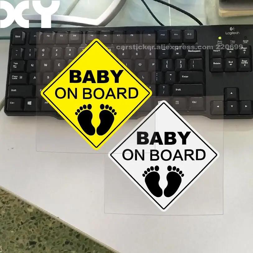 XY Baby on Board Baby in Car ݻ   ִ ڵ ƼĿ Ʈ ڵ  ƼĿ Į 11cm x 11cm